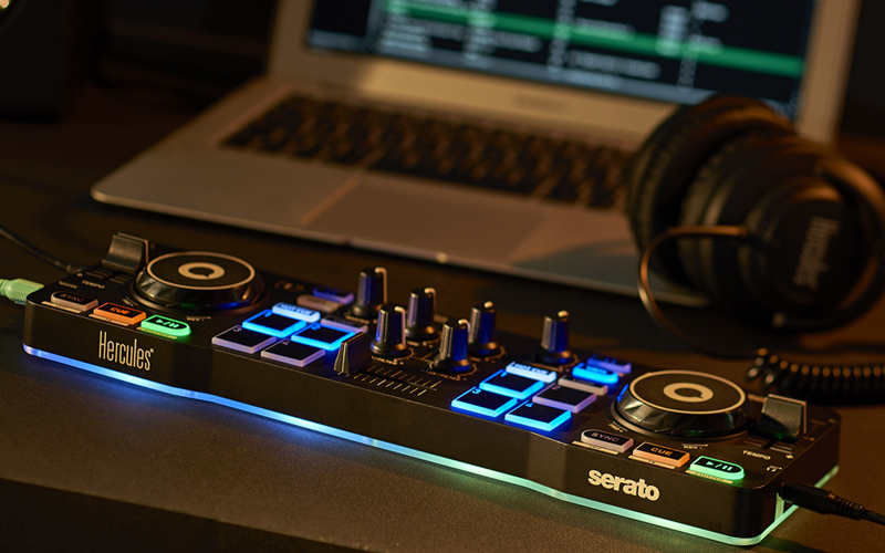 Hercules DJ Control Starlight Ultra-Compact Controller for Serato - Mile  High DJ Supply