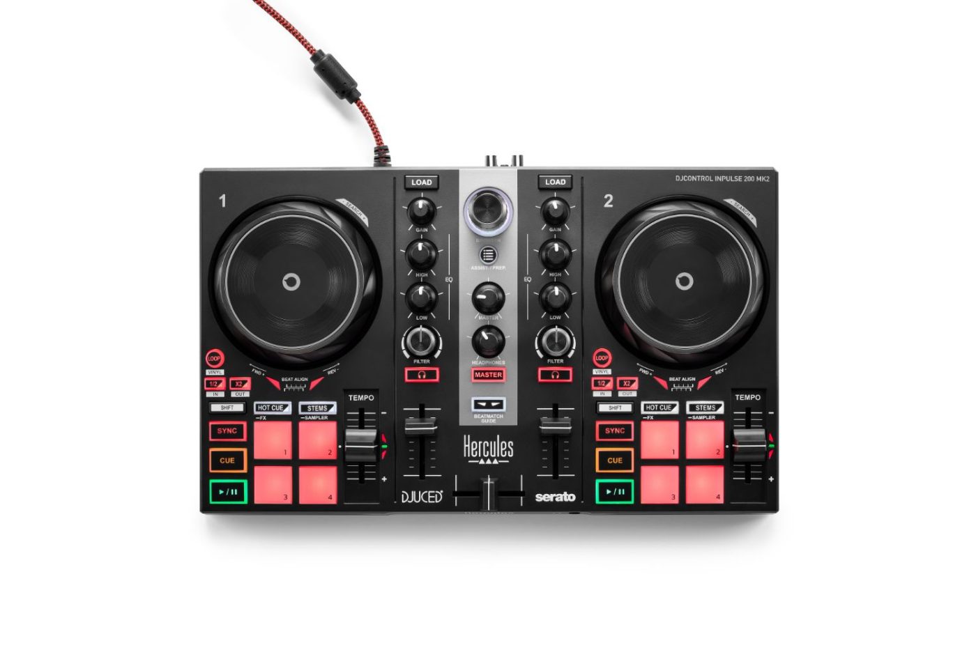 Hercules DJ DJ Control Inpulse 300 2-Channel DJ Controller - The Music Den